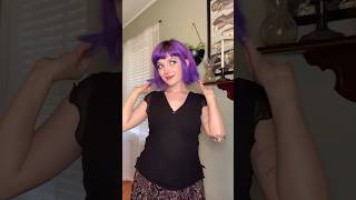 dying my hair BRIGHT PURPLE 👾 hairtransformation hairmakeover purplehair alt gooddyeyoung [upl. by Cataldo]