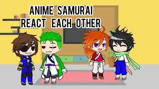 Anime Samurai React Each Other Read Descriptionanimemanga [upl. by Anelehs]