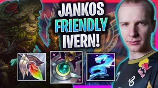 JANKOS FEELING FRIENDLY WITH IVERN  TH Jankos Plays Ivern Jungle vs Lee Sin  Season 2024 [upl. by Auka]