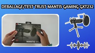 DEBALLAGE ET TEST DU MICRO TRUST MANTIS GAMING GXT232 [upl. by Aderf]