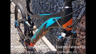 KTM Macina Lycan 272 Bosch PERFORMANCELINE CX Intube 500WH Shimano XT Elektro Fahrrad 2018 [upl. by Sansen]