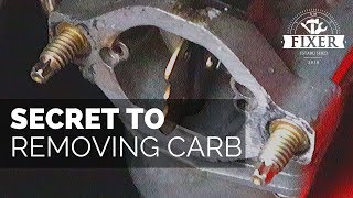 How to Remove and Clean a Carburetor with Torx Mounting Post Screws [upl. by Ainet]