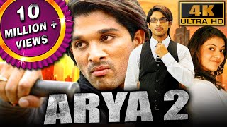 Arya 2 4K  Allu Arjun Blockbuster Romantic Action Film  Kajal Aggarwal Navdeep Brahmanandam [upl. by Rebm794]