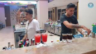 Lobby bar at Delphin Be Grand Resort 4K UHD [upl. by Narut822]