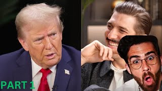 Andrew Shulz Interviews Trump Hasanabi Reaction [upl. by Dori]