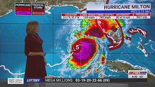 Tracking Hurricane Miltons progress in Florida [upl. by Nwatna]