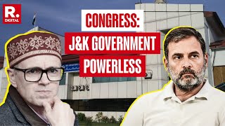 Congress Takes Jibe At National Conference Says JampK Government Has No Power [upl. by Tamer771]