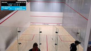 Court Center Court  Norgesmesterskap squash 2024  Rankedin [upl. by Nirehtac]