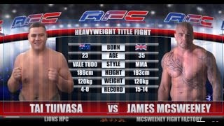 AFC 17  Tai Tuivasa Vs James McSweeney [upl. by Barb]