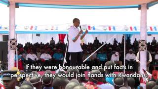 RPF Chairman Paul Kagame campaigns in Ruhango  14 July 2017 [upl. by Olnay]