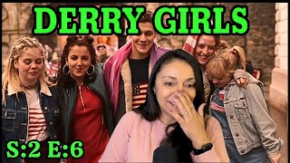 DERRY GIRLS SEASON 2 EPISODE 6 REACTION [upl. by Joceline]