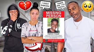 MY BROTHER DARION RAN AWAY FROM HOME 💔😭 PLEASE HELP [upl. by Cohlette]