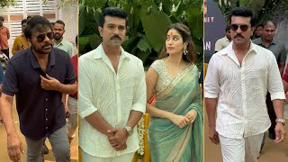 RC16 Movie Opening Ceremony  Ram Charan Janhvi Kapoor Chiranjeevi AR Rahman  Exclusive [upl. by Nosnej]