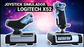 ¿Una experiencia de vuelo REAL  Joystick simulador Logitech X52 [upl. by Anaihr483]