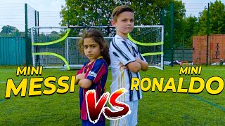 EPIC MINI MESSI VS MINI RONALDO SKILLS BATTLE  Billy Wingrove amp Jeremy Lynch [upl. by Aissela518]