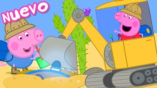 Los Cuentos de Peppa la Cerdita  Rescate del auto de policía  NUEVOS Episodios de Peppa Pig [upl. by Erdnuaed]