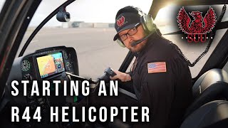 How to Start A Helicopter  R44 Startup Procedure [upl. by Jodoin965]