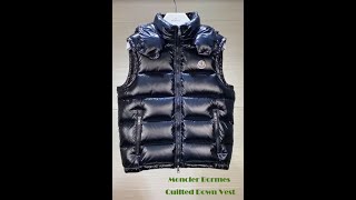 Moncler Bormes Quilted Down Vest Review [upl. by Ittam]