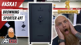 Brownings BIGGEST Gun Safe Under 2500  Browning Sporter 49T Gun Safe Review [upl. by Lydnek353]