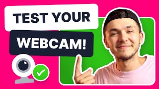 How to Test your Webcam [upl. by Nilkcaj]