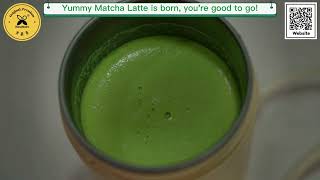 TianziCare Matcha Frother for homemade delicious Matcha Latte yummy green healthy pure natural [upl. by Coralie]