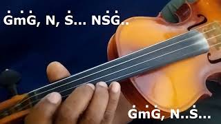 AMARAN Intro BGM violintutorial violinotes violinshorts violincoveramaraitrobgm [upl. by Norty]