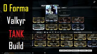 Warframe Builds  My Valkyr Tank Build 0 Forma [upl. by Chandos]