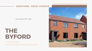 New Build  Show Home Tour  Taylor Wimpey  The Byford  Gosford  Glenvale Park Wellingborough UK [upl. by Aeret]