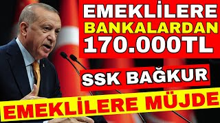 EMEKLÄ° 4A4B4C SSK BAÄKUR 170000TL Ã–DEME ALABÄ°LECEKLER KÄ°MLER NASIL ALACAK EMEKLÄ° HABER SON DAKÄ°KA [upl. by Ahsil]