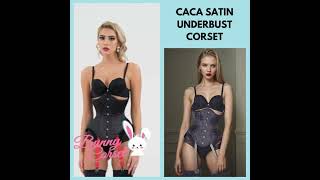 Style yourself in this Satin Underbust Curvy Corset for stunning look [upl. by Neelcaj]