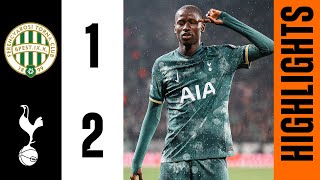 Ferencvaros 12 Tottenham Hotspur  EUROPA LEAGUE HIGHLIGHTS  Johnson scores his fifth in a row [upl. by Hiamerej]