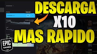 ✅COMO DESCARGAR X10💎 MAS RAPIDO EN EPIC GAMES👈  AGILIZAR LAS DESCARGAS EN EPIC GAMES🔮 [upl. by Castillo]