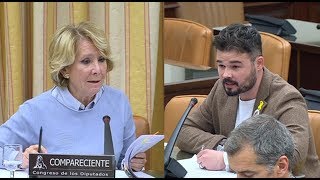 Els 20 minuts de tensió entre Rufián i Aguirre [upl. by Tronna]