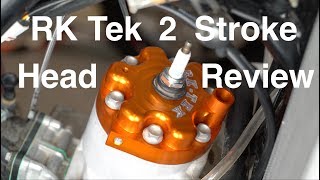 RK Tek Performance Dirt Bike Head Review KTM 250 and 300 and Yamaha YZ250X [upl. by Isyad111]