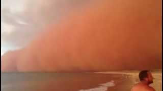 Onslow Pilbara Western Australia Dust Storm [upl. by Onilatac]