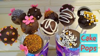 Cake Pops  cake pops recipe for birthday  how to make cake pops at home [upl. by Lacey708]