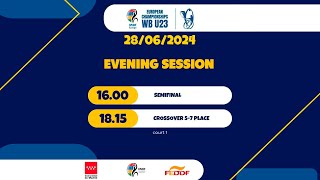 EUROPEAN CHAMPIONSHIPS WB U23  MADRID 2024  EVENING SESSION DAY 5 [upl. by Ylhsa]