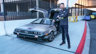 Ferrari Powered DeLorean DMC12 at The SEMA Show 2024  Walkaround [upl. by Kristan599]