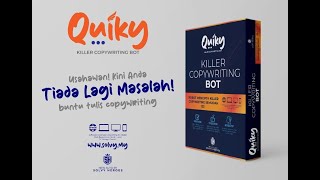 Demo Software Copywriting Quiky Dari Solvy Heroes [upl. by Mendy]