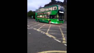 Xplore Dundee Enviro 400mmc 8904 in Broughty Ferry operating route 5 to Ninewells Hospital [upl. by Petr]