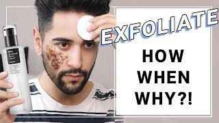 How To Exfoliate Properly  Exfoliating  What Why How And When BHA ✖ James Welsh [upl. by Ecinrahs]