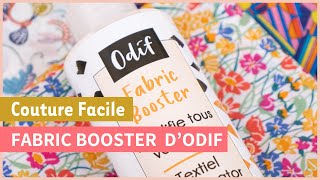 Test  Rigidifier un tissu avec le Fabric booster Odif [upl. by Antonella982]