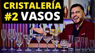 CRISTALERIA BARTENDER 🥃 2 VASOS amp COPAS de BAR  Mentor Joglan [upl. by Saimerej]