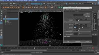 Creating Sparks with a Maya Volume Emitter [upl. by Radnaxela]