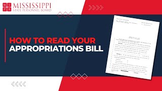 How to Read Your Agencys Appropriations Bill [upl. by Reimer]