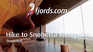 FJORDS NORWAY  Hike to Snøhetta Viewpoint [upl. by Eillat]