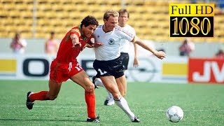 Morocco 01 Germany World Cup 1986  Full highlight  1080p HD  Lothar Matthäus  Rummenigge [upl. by Enomyar533]