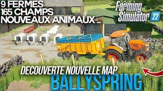 9 FERMES sur cette NOUVELLE CARTE  Et pleins danimaux   Farming simulator 22 [upl. by Ynnaffit]