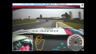 Cacá Bueno BMW Z4 GT3 onboard em Interlagos [upl. by Gunner]