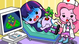 Equestria Girl But Watermelon Is Growing in My Belly  My Little Pony In Toca Life World  Toca Boca [upl. by Nivad954]